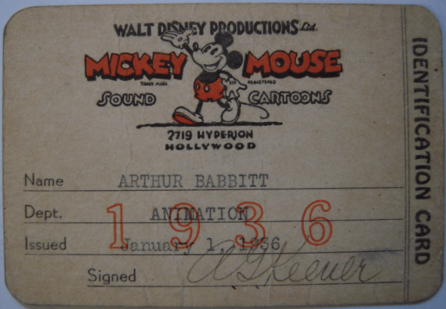Disney Paperwork: mid-30s | babbittblog
