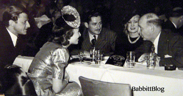 GuntherLessingArtBabbittII L-R: Art Babbitt, Marge Champion, Les Clark, Mimi Clark, Gunther Lessing