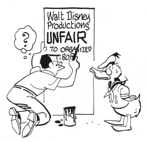 Hank Ketcham Disney Strike