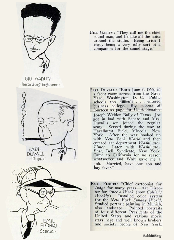 Bill Garity Emil Flohri Earl Duvall